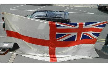 White Ensign Cotton Flag 12metre x 3metre! - main image