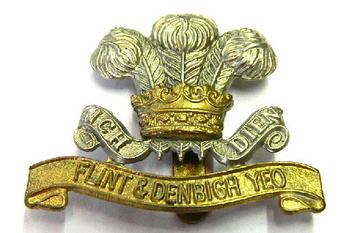 Flint and Denbigh Yeomanry cap badge