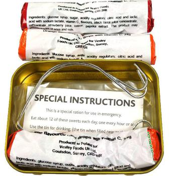 Emergency Flying Ration MK4 RAF Survival Contents unopened sealed in a tin - main image