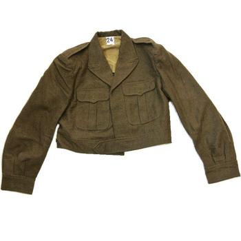 French Army Wartime Style Khaki Wool Battledress - main image