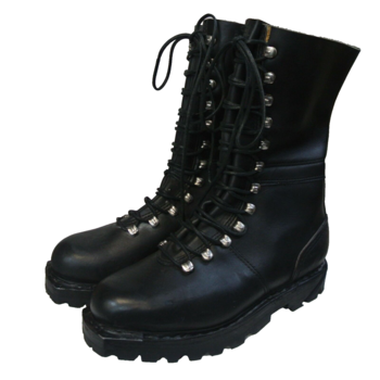 Vintage Boots Black Austrian Mountain - main image