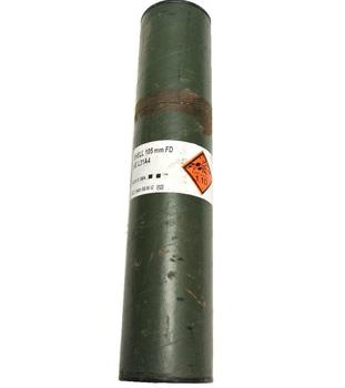 105mm Shell tube - military issue Hard Card shell housing tube - main image
