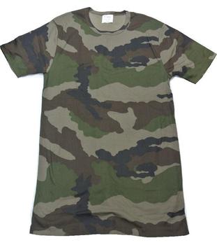 Military Issue Woodland Camo French T Shirt - main image