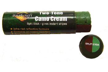 Face Paint Camo Cream BCB Bushcraft Two Tone Green And Brown Camo Stick - 2 Sizes - main image