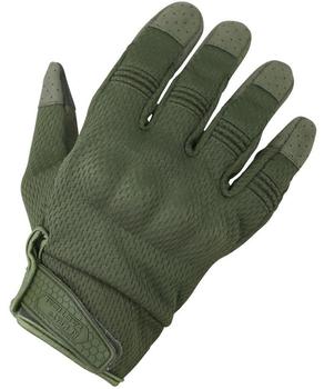 Olive Recon Tactical Glove With Reinforced Knuckle Gloves - main image