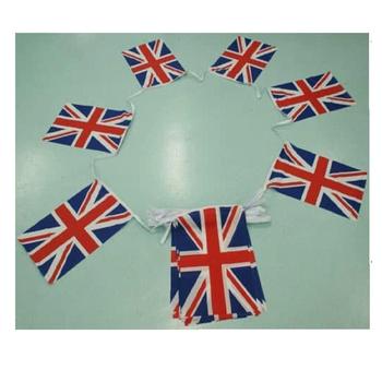 Xlarge Union Flag 12Inch x 18 Inch Party Bunting 20m Long - main image