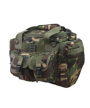 Woodland Camo DPM Military Style Holdall Molle Compatible Adjustable Saxon Holdall  - main image