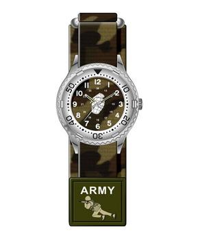 Kids Watch Camouflage Army Watch With Fast Fit Strap And Battery - main image