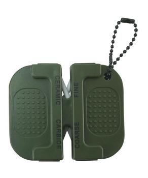 Deluxe Precision Knife Sharpener Olive Green Angled Knife Sharpening Tool - main image