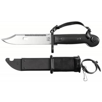 AK47 Bayonet Reproduction Bayonet East German NVA Style Black Bayonet With Scabbard 44085 - main image