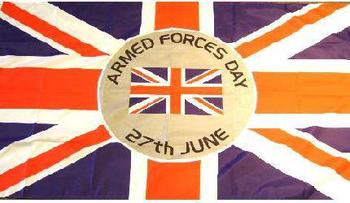 Armed Forces Day 27th June Flag - main image