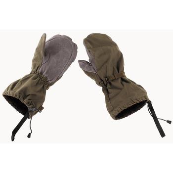 Austrian Goretex Lined Mittens Austrian Military Olive Goretex Mittens With Leather Palm - main image