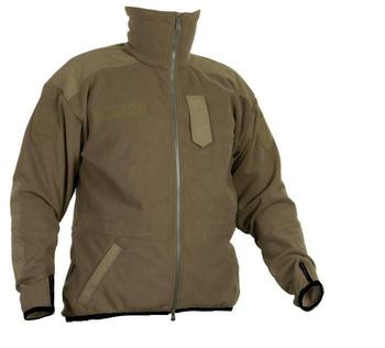 Alpine Cold Weather Fleece Genuine Austrian Military Army Issue Olive Fleece Jacket, New - main image