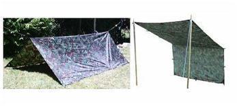 Basha Shelter New Military Style Woodland DPM Camo Basha Shelter / New  - main image