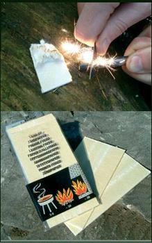 Tinder Card BCB Flammable Impregnated Tinder Card - Helps Start Your Fire! - main image