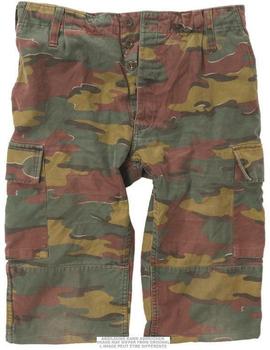 Belgian Combat Shorts Jigsaw Camo Military Combat Shorts Used - main image
