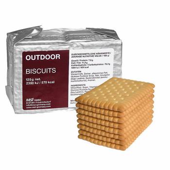 Biscuits Outdoor Survivor Biscuit Pack of 18 Hard Survival Biscuits, 125g Pack - main image