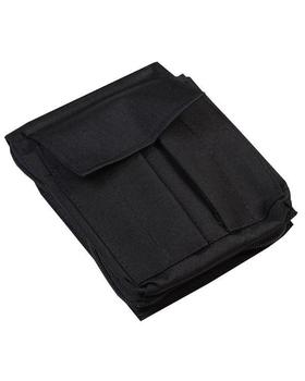 Black A6 Notepad Holder, Waterproof Zipped Note Pad Holder - main image