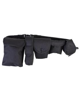 Security Patrol Belt Pouch System Black Pouch Set With Belt - main image