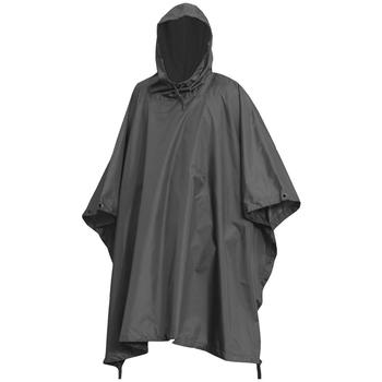 Black Poncho New Waterproof US Style Black Ripstop Poncho - main image