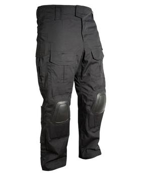 Black tactical trousers top