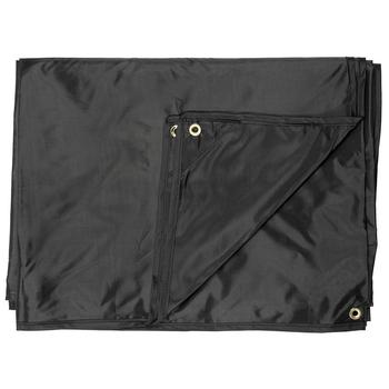 Black Tarpaulin Waterproof Shelter Black Basha / Groundsheet Various Sizes New Black Tarp - main image