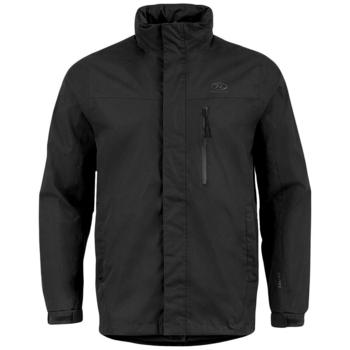 Black Waterproof Jacket Highlander Kerrera Waterproof And Breathable Lined Coat - main image