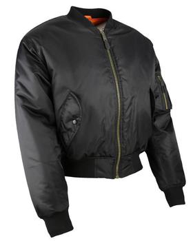 Black MA1 Pilot jacket - main image
