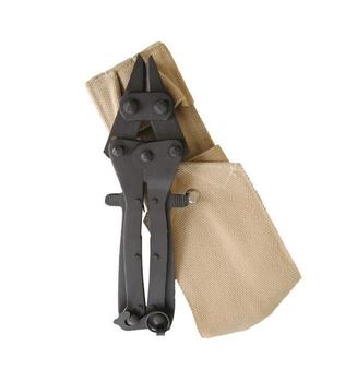 WWII 1940's Style Wire Cutters 37 Patten Steel Cutting tool With Khaki webbing pouch - main image