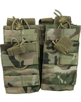 BTP Mag Pouch Multicam style double Duo Quick release mag pouch - main image