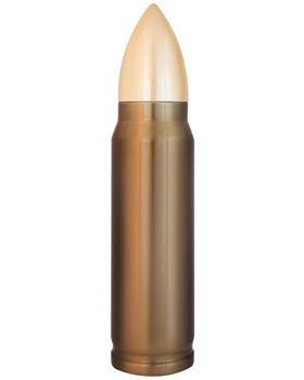 Bullet Flask Stainless Steel Vacuum Flask, Gold Coloured Large Bullet Shape Steel Flask - main image