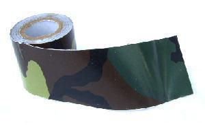 Camo PVC Tape, Adhesive Sticky Woodland Camouflage Tape - main image