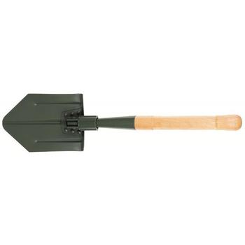 Folding Field Spade With Wooden Handle Robust Heavy Weight Entrenching Shovel / Spade / Tool 27022 - main image