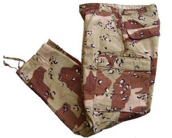 Genuine U.S. Military Issue choc chip trousers - main image