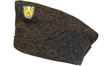 Grey Side Cap Civil Defence Danish Side Cap/Garrison Cap - main image