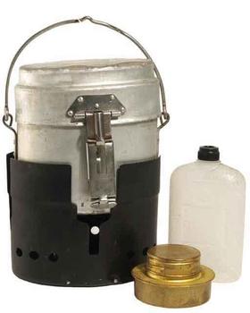 Swedish Army Trangia Style Cookset With Burner, Aluminium Set Graded - main image