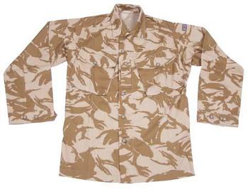 Desert Tropical Combat Shirt Genuine British Soldier 95 / 2000 Issue New And Used - main image