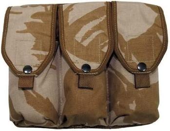 Desert DPM Triple Ammo Pouch Osprey Desert Molle Ammunition Round Bag Genuine Issue, New  - main image