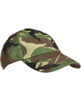 DPM Baseball Cap Adults Camo Peak Cap - British Camo - main image