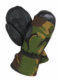 Dutch Cold Weather Mittens Warm Lined Woodland DPM Mittens - main image