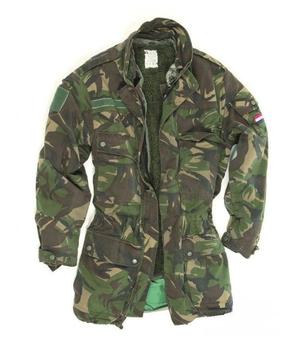 Tri laminate woodland camo parka - main image