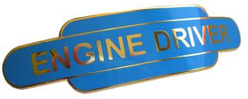 Engine Driver Totem Badge Enamelled Sausage Badge For Your Grease Top Hat  - main image