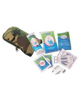First Aid Kit In DPM Woodland Camo Pouch With Contents - main image
