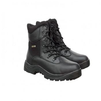 Black waterproof and breathable hi-leg boot - main image