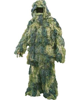 Ghillie Suit Gilli Suit Adults Burlap Camouflage Ghilli Suit Woodland - main image