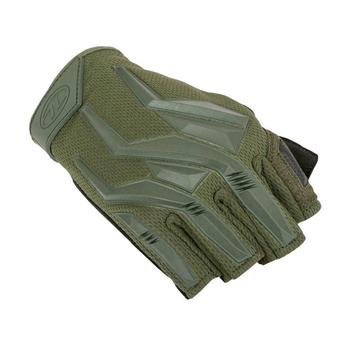Green Fingerless Combat Gloves Raptor Lightweight Durable Supple Combat Glove GL088FL - main image