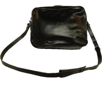 Black WRAF Ladies Handbag ~ Leather Uniform Shoulder bag, New And Used - main image