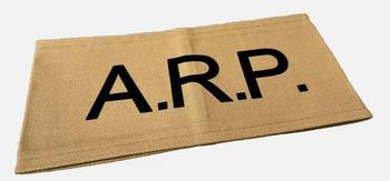 ARP WWII Style Arm Band -Air Raid Precautions Printed - main image