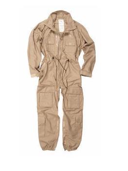 AFV Crewman Fire Retardant Coveralls Khaki Beige Desert, Graded Like New - main image