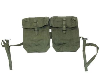 Double Kidney Pouch Genuine 58 webbing Pattern olive green Graded stock - main image